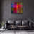 Stunning Decorative Tempered Glass Painting, 19.7 x 19.7 Inches | 100% Tempered Glass, Thickness: 0.16 Inches | UV Printing for Vibrant Colors | Perfect for Home Décor, Living Room or Office Wall Art