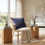 Housse de coussin simple à rayures-131262957
