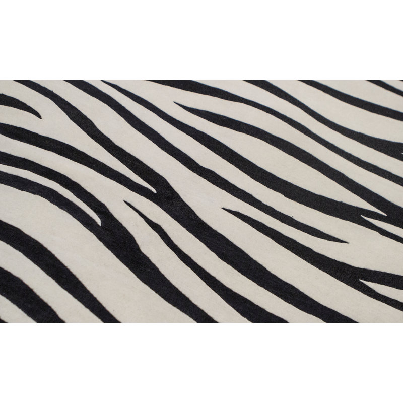 Wool Animal Print Area Rug