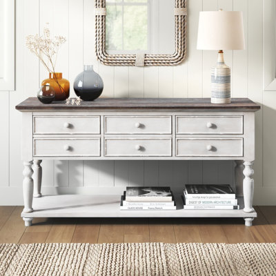 Barrette 60'' Solid Wood Console Table