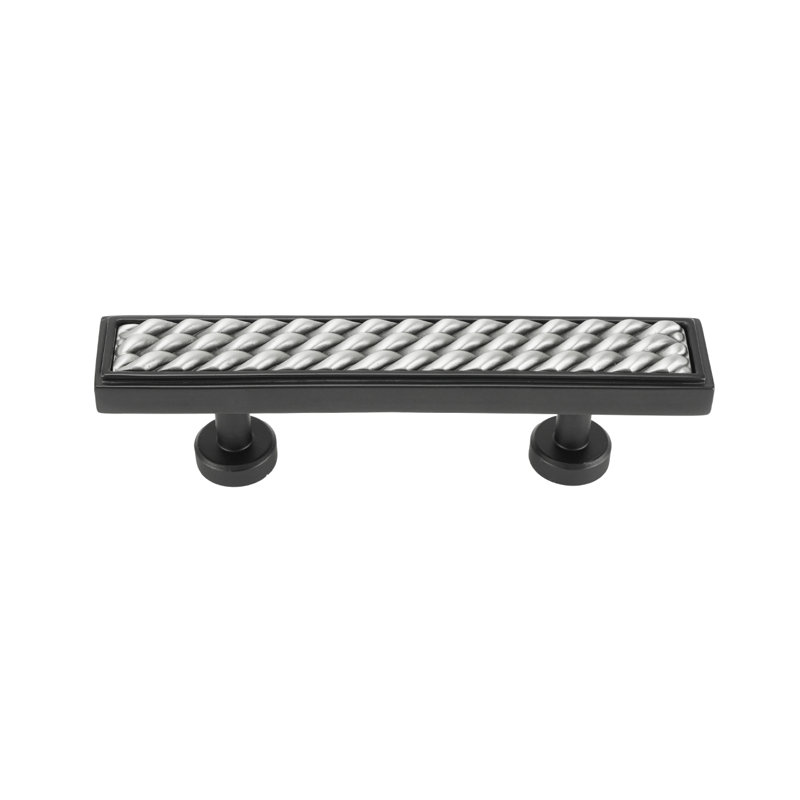 Spectra Waves 3" center to center pull, Black/Satin, 3 Inch