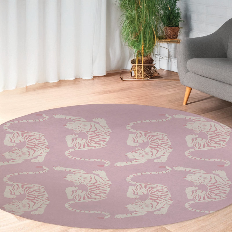 Tapis Hey Tiger, Rond 5 pi