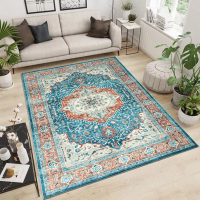 Bella Vintage Look Shag Area Rug