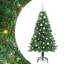 vidaXL Artificial Christmas Tree with 300 LEDs with Stand Green-1519950557