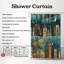 Rideau de douche Gleeful City - Premium-1041505541