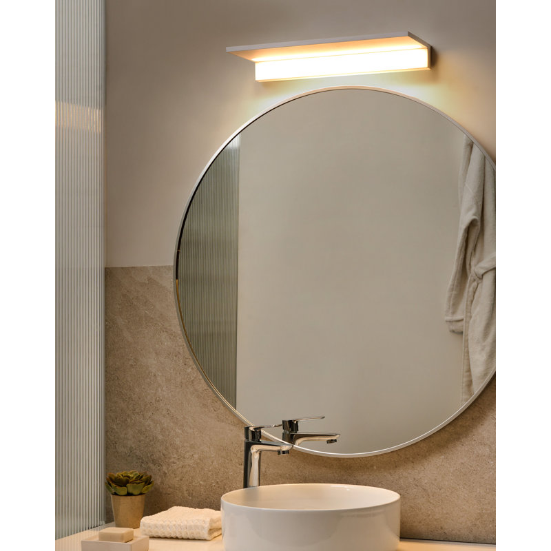 Aluminium LED Armed Sconce, Matte