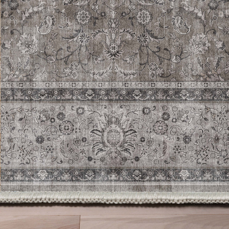  Tapis gris Asim Lilith, Rectangle 9 pi 10 po x 13 pi