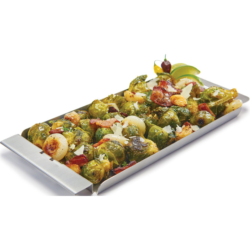 Narrow Stainless Steel Grill Wok Topper