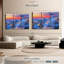 Santorini Lights, reproduction sur toile-98865645