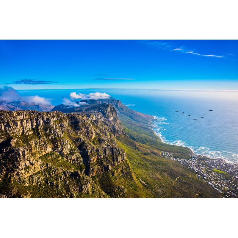 National Park Table Mountain by Kavram - Wrapped Canvas Print, 30cm H x 46cm W x 3.8cm D