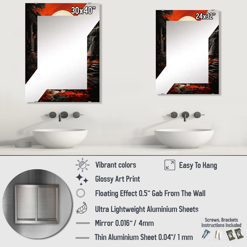 Coblyn - Miroir mural Classics MIR132750, 32 po x 24 po