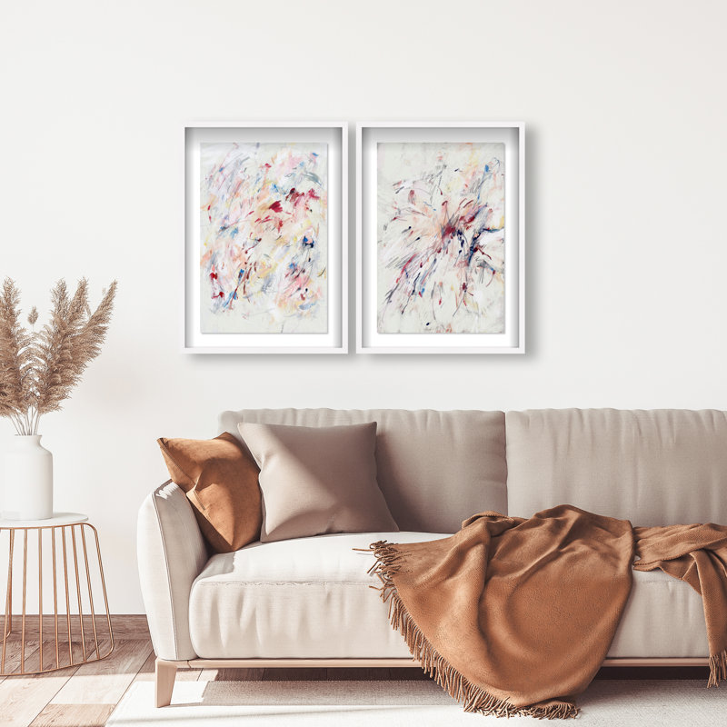 Feels Like Love Set Set by Oliver Gal, 111"H x 75"W, White Shadowbox