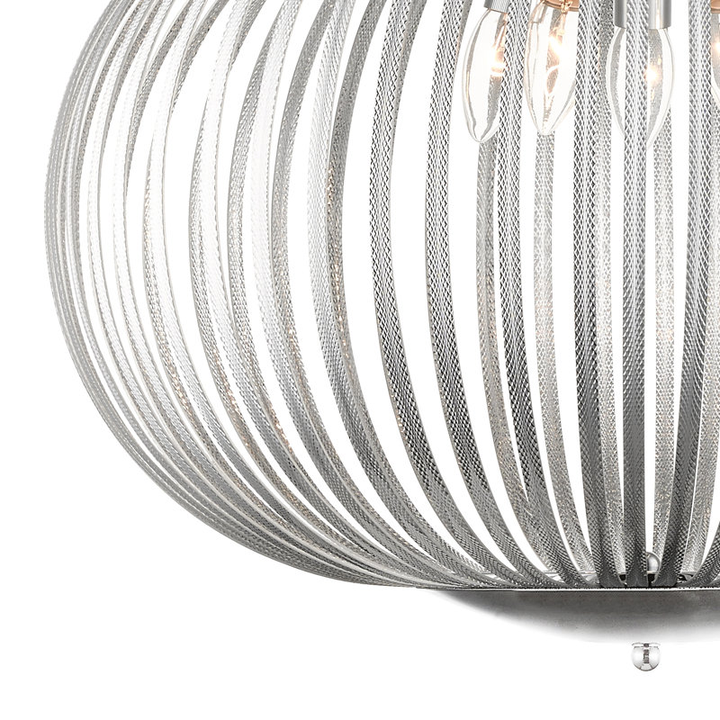 Brower 5 - Light Aluminium Sphere Pendant
