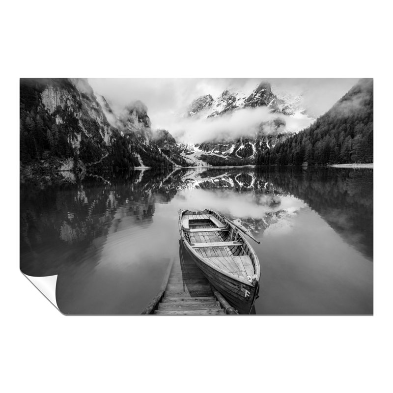 Lake Braies 1 Piece Wall Art, 20cm H x 31cm W x 0.5cm D