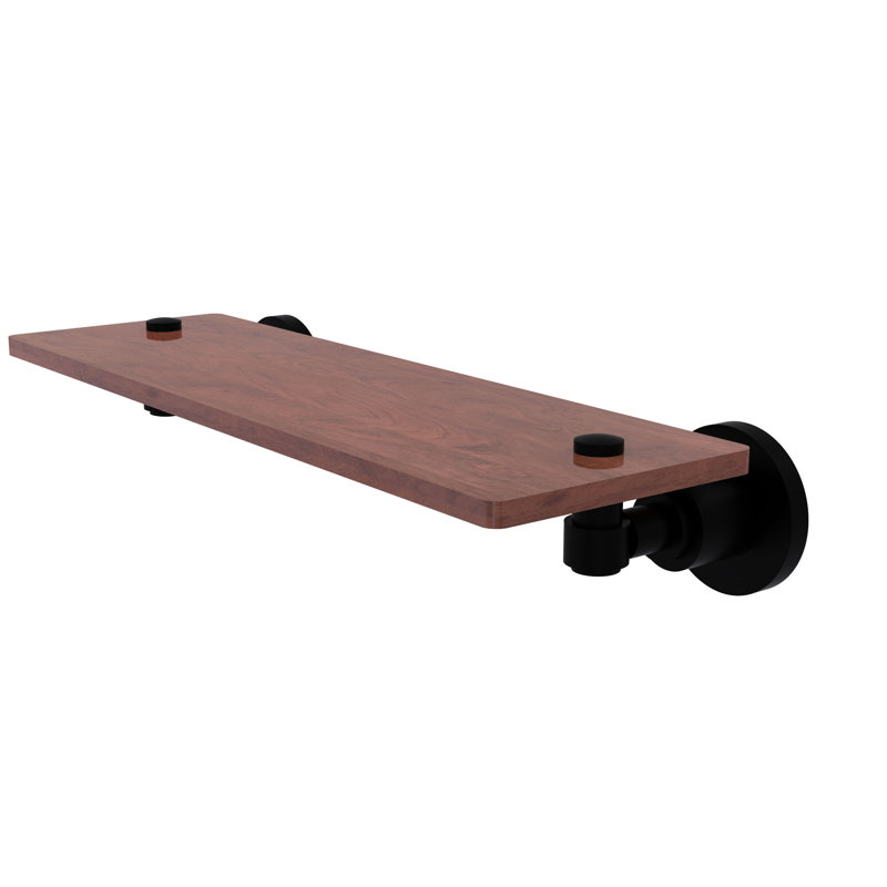 Arviso Accent Shelf, Matte Black, 2.5" H x 16" W x 5" D