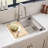 Ruvati 28 x 22 inch Drop-in Topmount Workstation Kitchen Sink 16 Gauge Stainless Steel Single Bowl