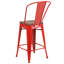 Tabouret de salle à manger en métal Margherite-466744692-460918466