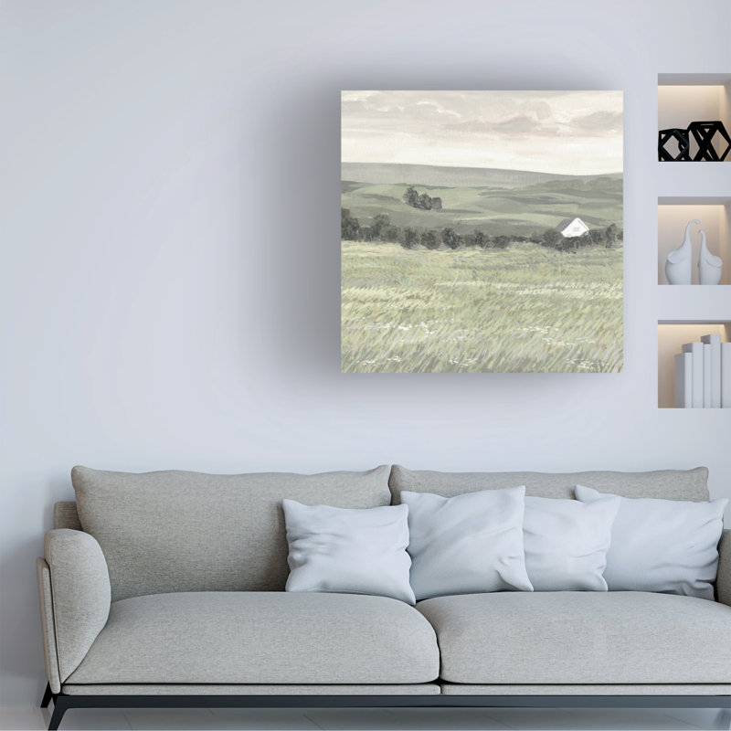 «August Grove® Victoria Borges Midwest Mornings I», art mural sur toile, H 14 po x l 14 po