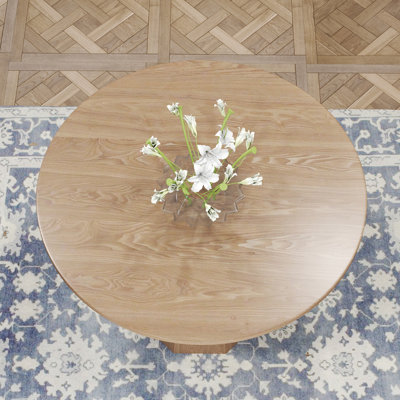 39" Round Pedestal Dining Table
