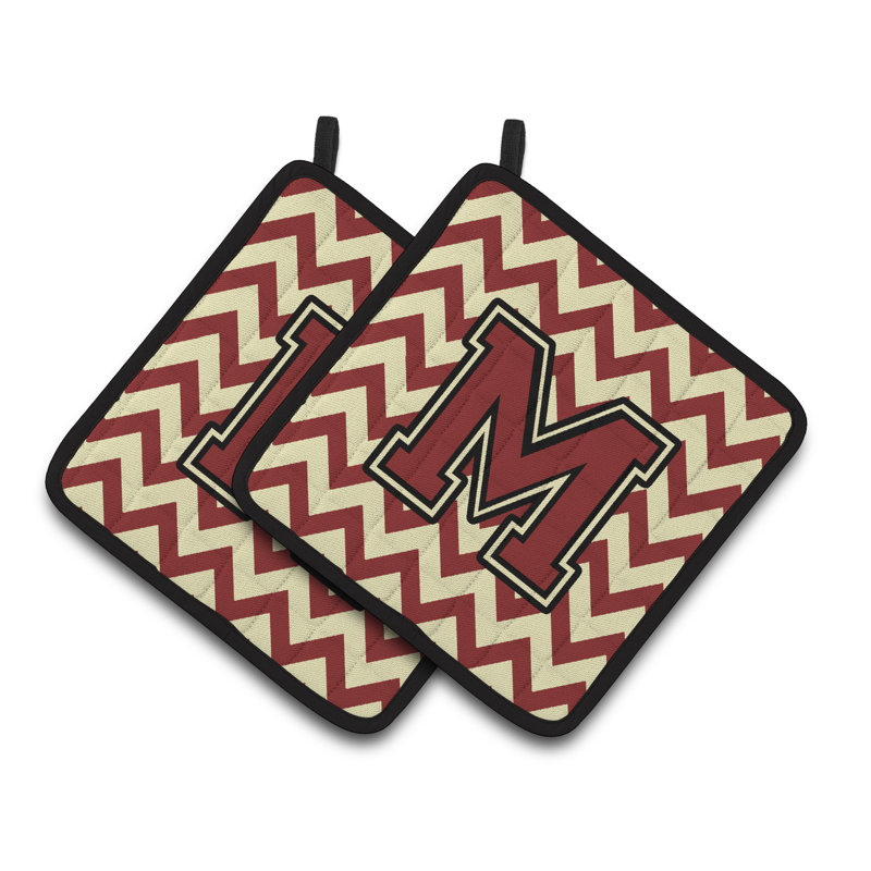 Poignée à chevrons, M, Marron / Or