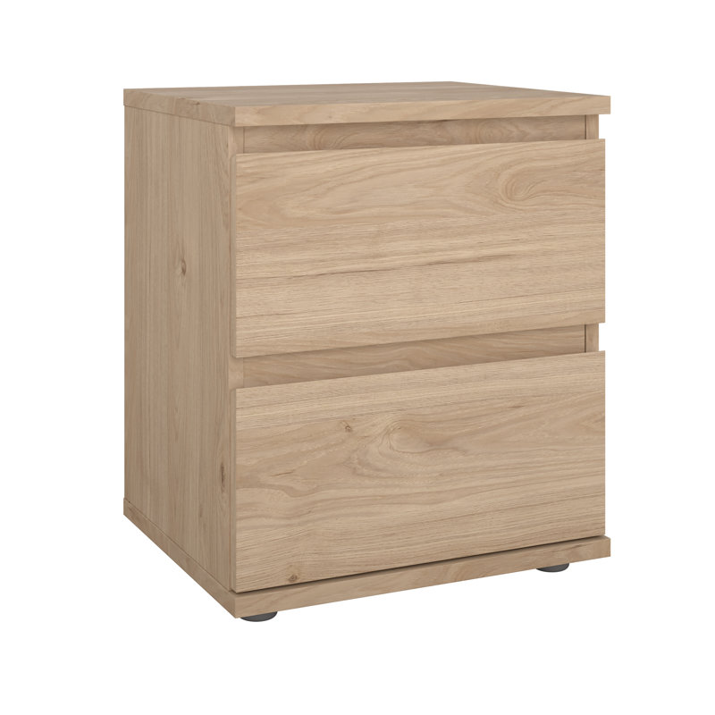 Wigdis 15.83"W 2 - Drawer Nightstand, Beige