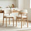 Ensemble de 2 chaises de salle à manger rembourrées en bois massif-490472678-490271844