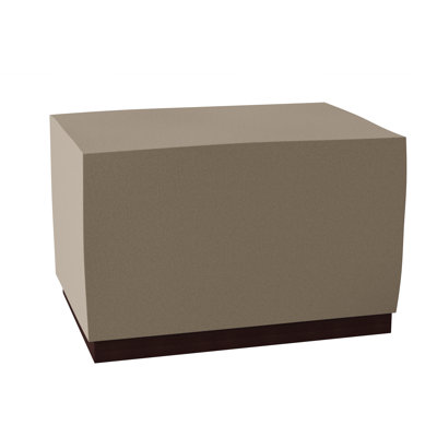 Merino 28" Genuine Leather Rectangle Standard Ottoman