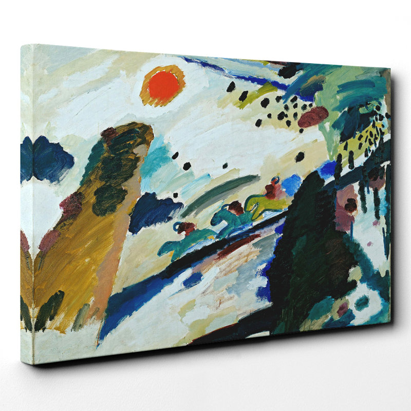 Wassily Kandinsky - Wrapped Canvas Painting, 70cm H x 100cm W