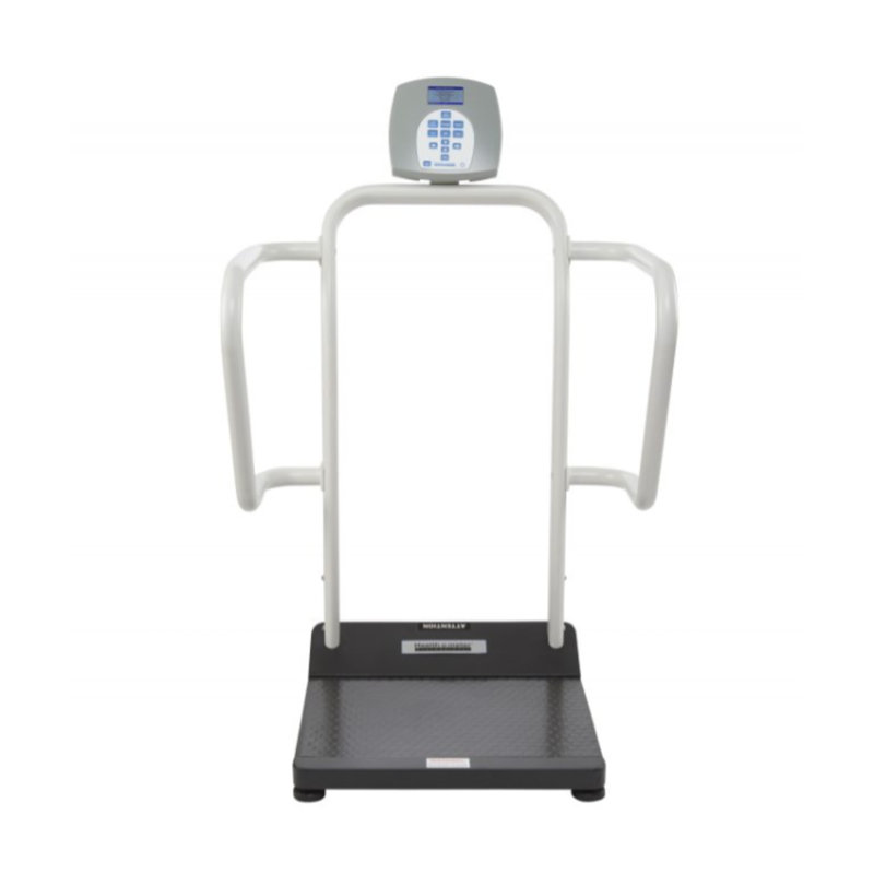 Health O Meter Digital Platform Scale With Extra Wide Handrails