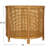 Round Bamboo and Rattan Accent Storage Table-626557102