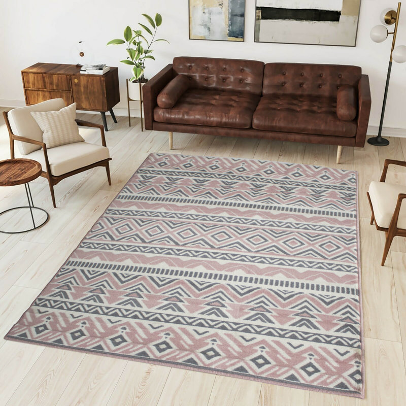 Gonzalas Southwestern Area Rug, Rectangle 60 x 110cm