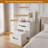 23.6" Wide 3-In-1 Vanity Desk With Led Mirror & 3 Drawers, Multifunctional Makeup Vanity, Nightstand & Office Desk Combo For Small Bedrooms