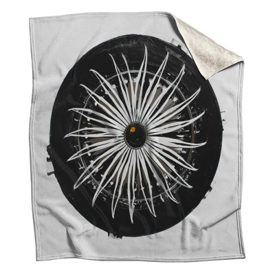 Couvertures monochromes circulaires abstraites