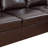 Brown Faux Leather 3-Piece Sectional Sofa Set with Storage Ottoman-98175001-98175006-98175010