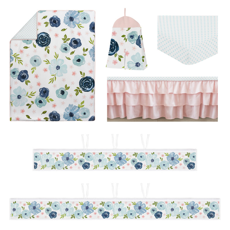 Literie 6p pour lit de bébé Boho
