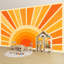 Papier peint adhésif auto-adhésif moderne pour la chambre à coucher L 69 po x l 96 po Peel and Stick