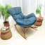 Chaise berçante moderne en rotin-105368631