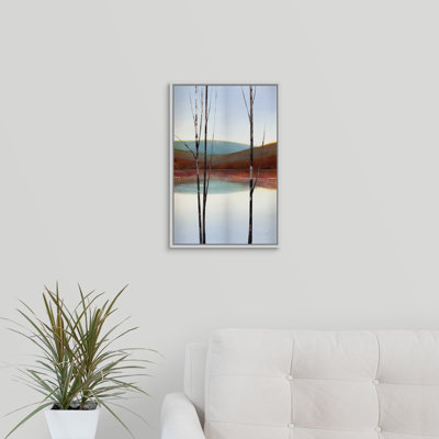 « calme eaux i », peinture sur toile