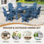 Chaise de salle à manger pivotante HDPE-129388403