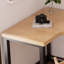 Bureau en bois massif en forme de L Burlywood-541028141-541028139