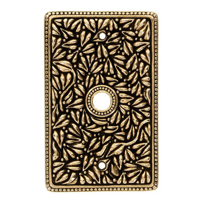 San Michele 1-Gang Coax Wall Plate