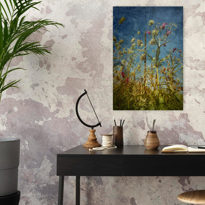 Art contemporain contemporain, art paisible, H 24 po x l 16 po