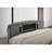 Elegant Queen Bed Set with Tufted Headboard, Nailhead Trim, Grey Velvet Footboard, TV Lift & Fireplace-1625157644-1878251805