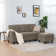 79.5" Wide Reversible Modular Sofa & Chaise with Ottoman