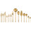 Due 113 - Piece Stainless Steel Flatware Set - Service for 12