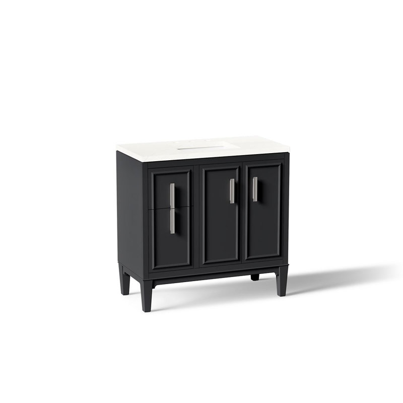 Southerk 36-In Bathroom Vanity Set, Slate Gray