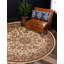 Tapis kaki Finest Agra 8 po 2 po x 8 po 2 po