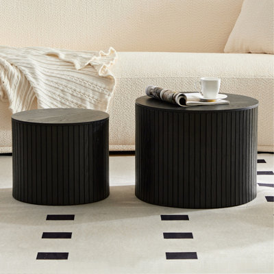 Ensemble de 2 tables gigognes