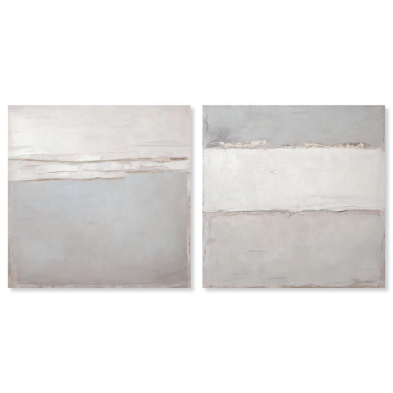 "Luxe", ensemble de 2 reproductions d'art sur toile par , H 20 po x l 20 po, Toile tendue, Ne s’applique pas
