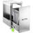 Outdoor Kitchen Trash Drawer, 19"W x 25"H x 14"D, Waste Bin Included, for BBQ Island Storage, Patio Bars and Grill Station, with Handle, Built-In BBQ Island Drawers Organize Cookware Accessories